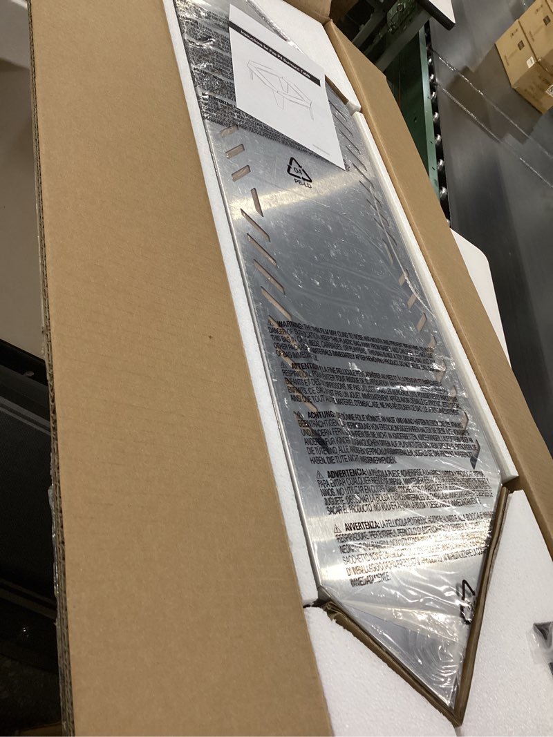 Condition photo showing New/Like New for Uniflasy Fire Pit Surround Table for Solo Stove Yukon– Adjustable 41"/48" Stainless Steel Tabletop with Safety Barrier, Fits Yukon, Bonfire, Ranger, Tiki, Outdoor Table for Smokeless Fire Pit 41" x 41" x 18"