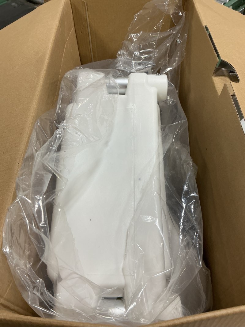 Condition photo showing Good Condition for Drive Medical 2-in-1 Raised Toilet Seat with Removable Padded Arms - Elevated Bathroom Safety Support - Secure Locking Attachment - Easy Height Assistance - Durable Plastic Construction Standard