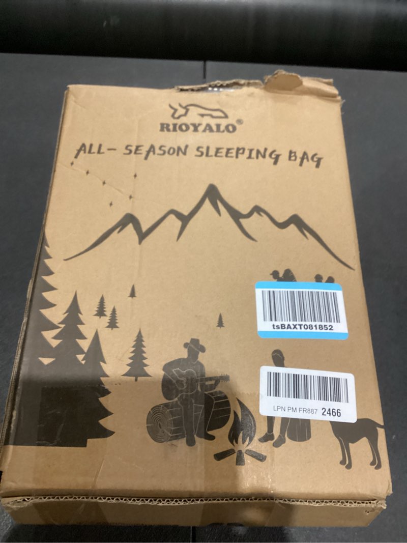 Condition photo showing Good Condition for 0 Degree Winter Sleeping Bags for Adults Camping (450GSM) - Temp Range (5F–32F) Portable Waterproof Compression Sack- Camping Sleeping Bags for Big and Tall in Env Hoodie: Backpacking Hiking 4 Season