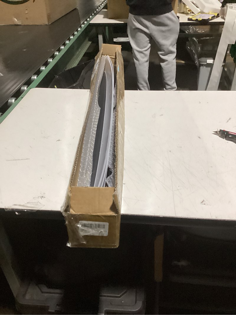 Condition photo showing Good Condition for JARBIH 5PACK Led Aluminum Profile for Ceiling Wall Decoration, 1M/3.3ft 6cmx6cm Top Corner Strip Line Luminous Ceiling Free Lamp Internal Channel Linear for Living Room Home(Black) 5 PACK Black