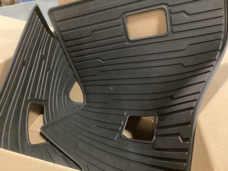 Condition photo showing Good Condition for TripleAliners Rear Back Seat Protector Cover 2nd Row Backrest Mats All Weather Liners Compatible with 2025 Chevy Equinox Accessories TPE Custom Fit Protection Seat Back Cover(No for EV) Equinox | 2025 | Fuel | Backrest Mats