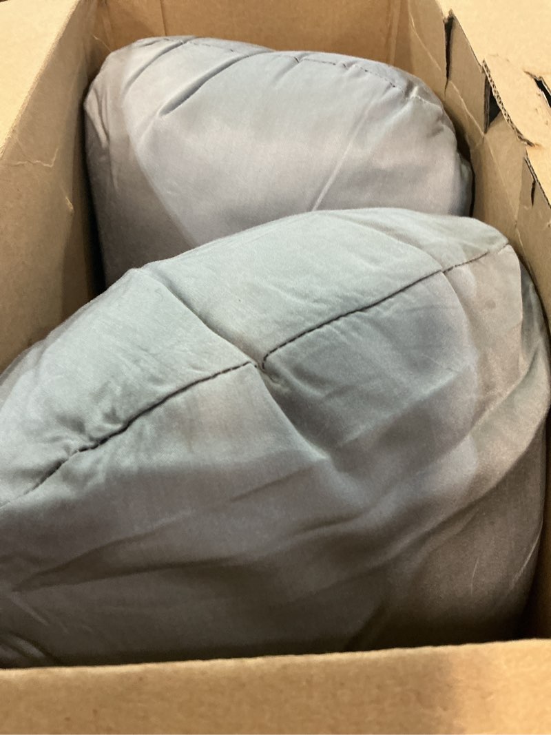 Condition photo showing Good Condition for sleepcloud weighted body pillow 8lbs - weighted pillow for deeper sleep (48" x 14") - cooling body pillows for adults, full body pillow for sleeping, side sleeper body pillows with cover (x-large) cooling grey x-large 48" x 14" (8lbs)