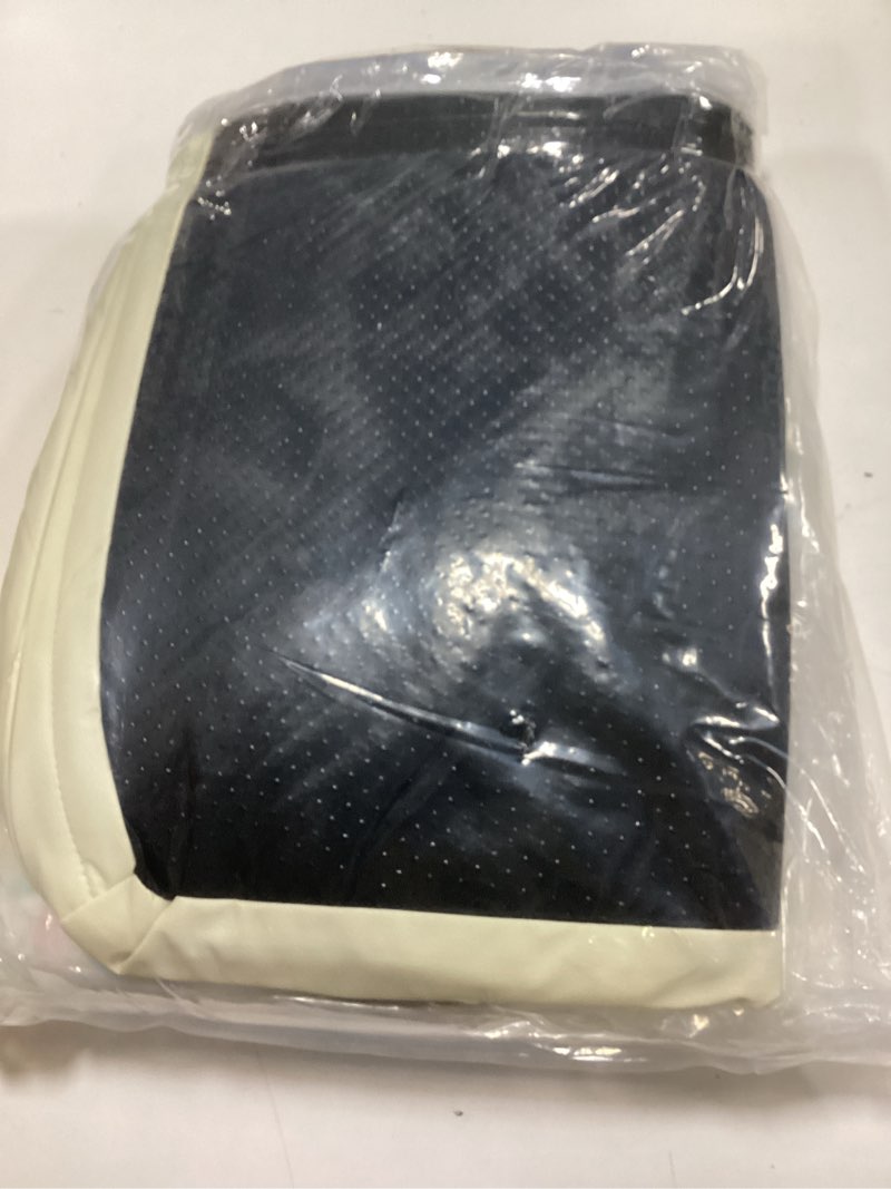 Condition photo showing New/Like New for M Dog Sofa Bed for Small Dogs – Orthopedic Couch with Supportive Bolster Sides, Easy-Clean Wipeable Surface, Removable Cover, Non-Slip Bottom, 21.6 × 18.5× 11 Inch Cream 21x18x10"