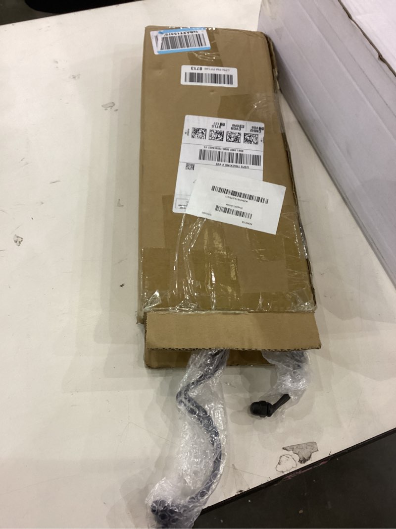 Condition photo showing New/Like New for 2 Tiered 8-Bottle Metal Wine Rack - Sturdy Wave Design, Stackable, Space-Saving Bar, Countertop, or Cabinet Storage