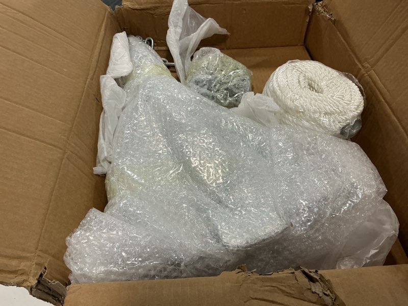 Condition photo showing Good Condition for boat anchor kit 5/8.5 lb anchor kit with chain, rope and shackle, boat anchor kit for 8-16/12–22 ft pontoon, small boat,fishing and bass boats 8.5 lb (fits 12-25 ft boats)