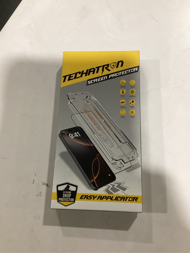 Condition photo showing Good Condition for Tempered Glass for iPhone 15 Pro Max Screen Protector, Easy Install, 9H+ Hardness, Edge to Edge Coverage, Thin & Ultra Clear, Easy Applicator, Pack of 2