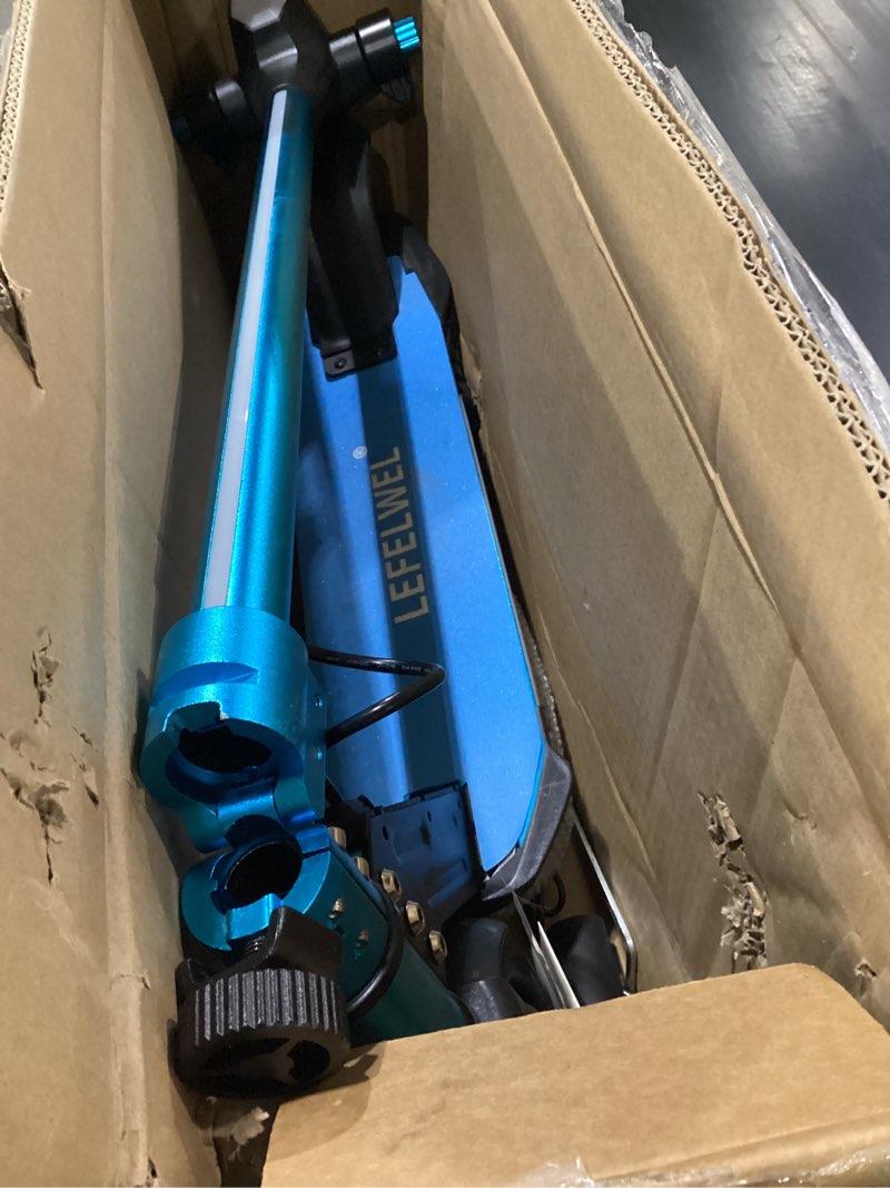 Condition photo showing New/Like New for electric scooter for kids ages 6-12, 150w motor, 4/7/11 mph, 60 mins ride time, adjustable speed, led display, colorful lights, electronic brake, foldable kids electric scooter 150w?2.5ah-pink
