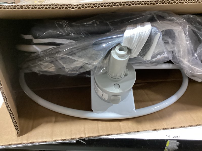 Condition photo showing Good Condition for larex baby swing infant swing electric toddler baby rocker portable for newborn boy girl, 5 sway speeds with remote control, 10 preset melodies and bluetooth, 0-6 months max 20 lbs (gray) grey