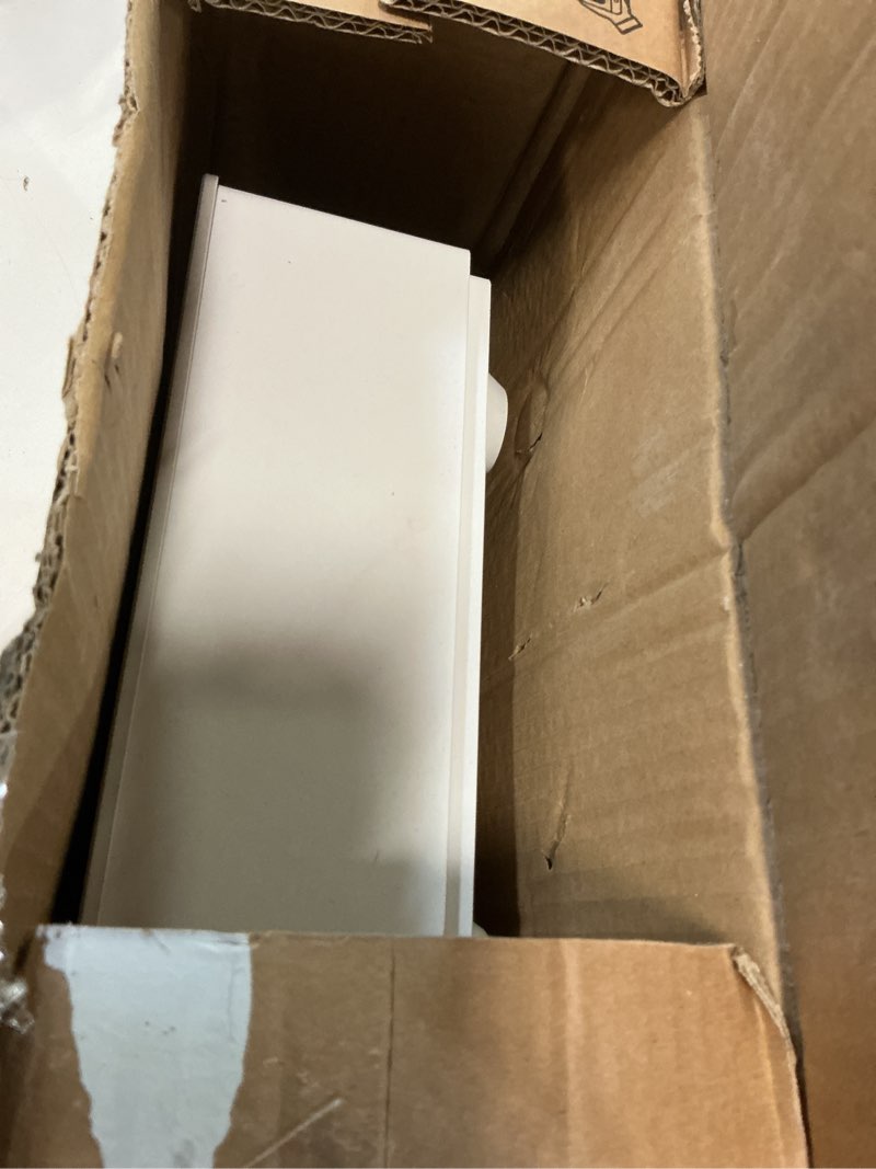 Condition photo showing As Is for DREO Smart Wall Heater, IP24 Easy-mounted PTC Space Heater for Indoor Use, 30° Oscillation, Adjustable Thermostat, Remote Control, Works with Alexa, 24H Timer, Electric Heater for Bedroom, Office Standard White