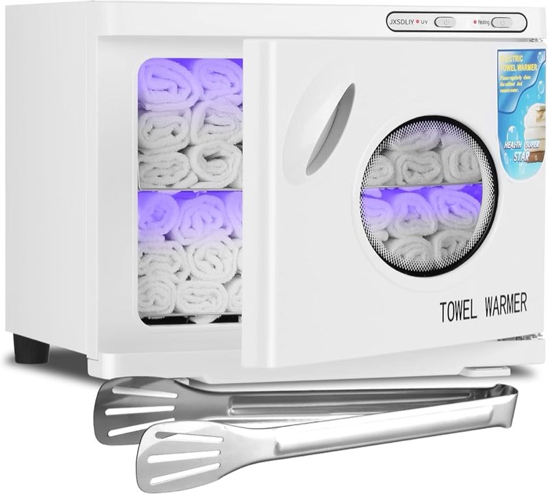 yofuly hot towel warmer, 23l professional spa towel heater cabinet with clip, extra large estheticia