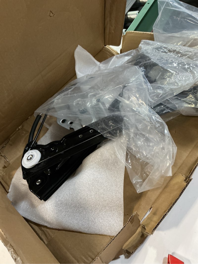 Condition photo showing Good Condition for 751-739 front left driver side power window regulator and motor(2 pins) assembly compatible with 2012-2015 chevy cruze,2016 cruze limited replace# 95382556, 95265280, 95919259