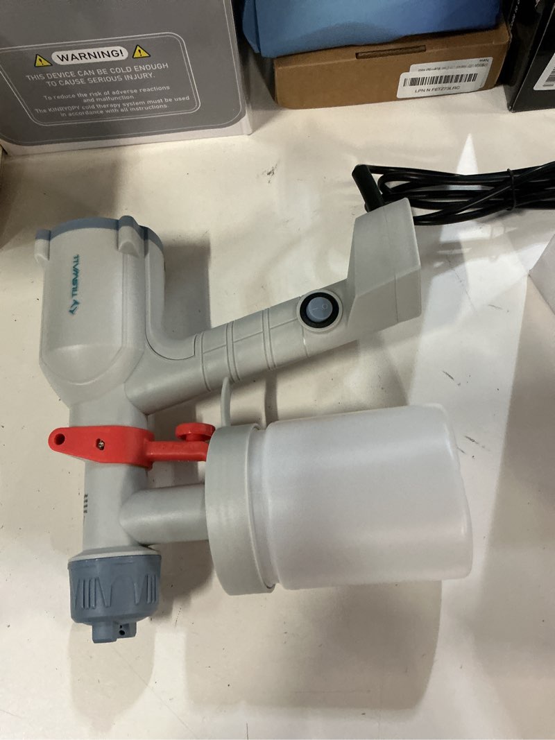 Condition photo showing New/Like New for tilswall paint sprayer dreamer400 upgraded ultra-light electric paint spray gun with 2 nozzles & 4 patterns easy to clean for fences, sheds, walls, ceilings, furniture, cabinets, garden & diy white