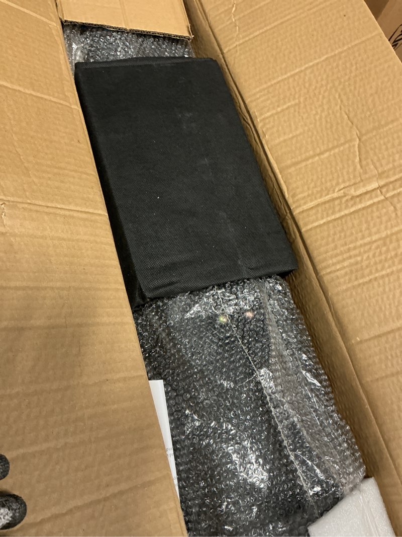 Condition photo showing Good Condition for Saloniture Portable Physical Therapy Massage Table - Low to Ground Stretching Treatment Mat Platform - Black