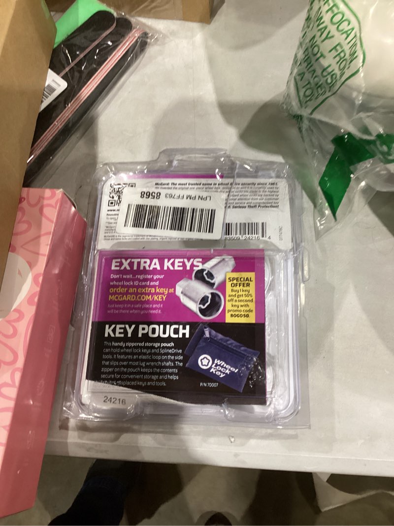 McGard 24216 Black Cone Seat Wheel Locks (M14X1.5 Thread Size) - Set of 4 w/Key