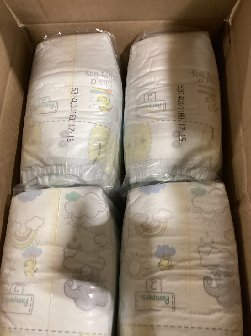 Condition photo showing New/Like New for Pampers Swaddlers Diapers, Size 2 (10-22 lbs), 84 Count, Absorbent, Keeps Baby Dry and Comfortable, Skin Safe Disposable Baby Diaper (Packaging May Vary) Size 2 84