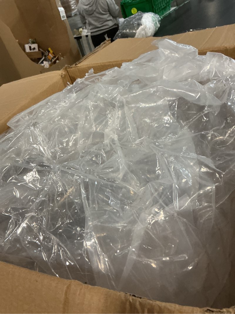 Condition photo showing Good Condition for Tanlade 200 Pack Plastic Juice Bottles with Caps Clear Reusable Drink Containers with Caps Empty PET Beverages Bottles Bulk for Juicing Smoothies Drinking Beverages Fridge (Black, 12 OZ) 12 Ounces Black