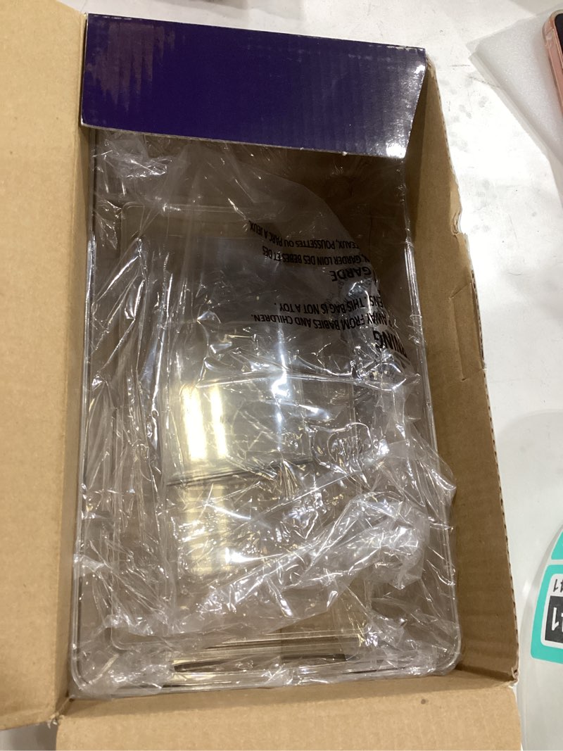 Condition photo showing Good Condition for ClearSpace Plastic Pantry Organization and Storage Bins with Removable Dividers – Perfect Kitchen Organization or Kitchen Storage – Refrigerator Organizer Bins, Cabinet Organizers (2 Pack)