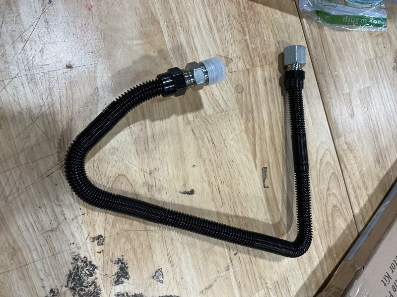 Condition photo showing Good Condition for stanbroil 1/2" od x 3/8" id 24" non-whistle flexible flex gas line connector kit for ng or lp fire pit and fireplace
