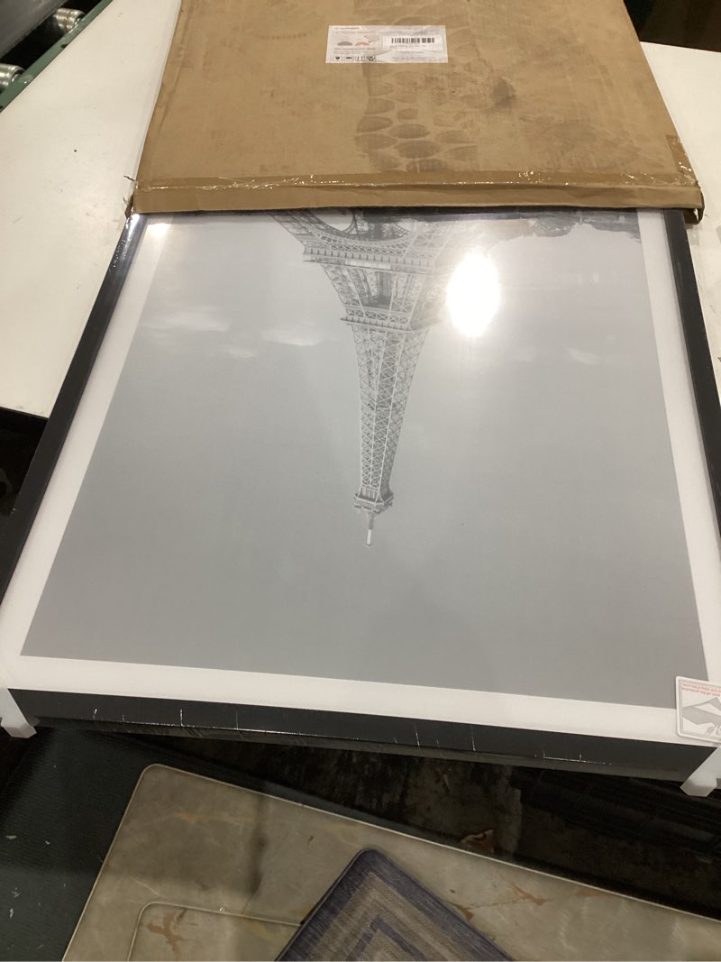 Condition photo showing New/Like New for upsimples 20x26 picture frame, display pictures 18x24 with mat or 20 x 26 without, wall hanging poster frames, black, 1 pack black 20x26