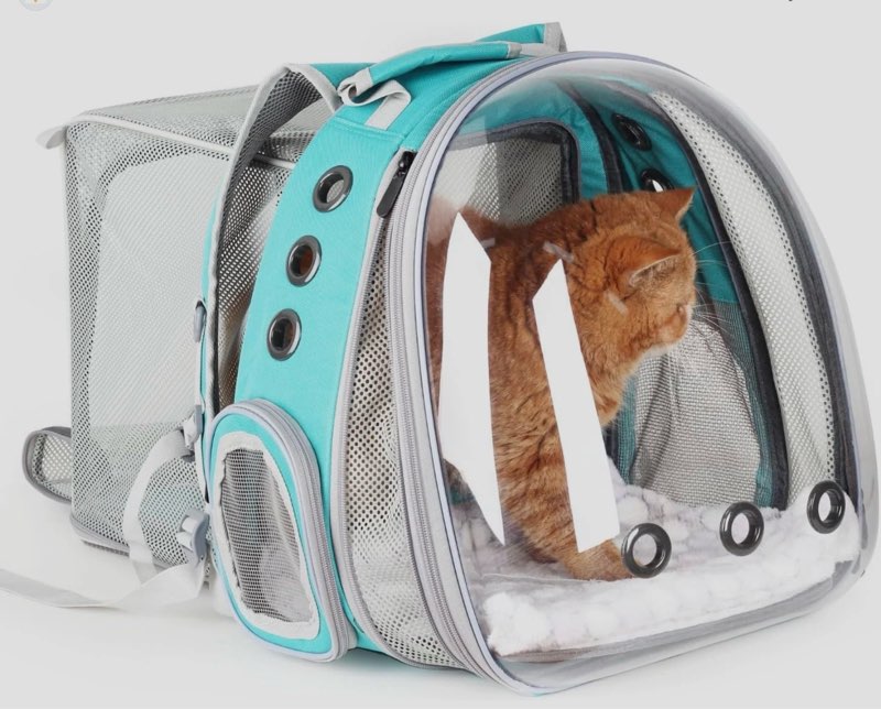 Cat Carrier Backpack, Bubble Expandable Backpack Carrier