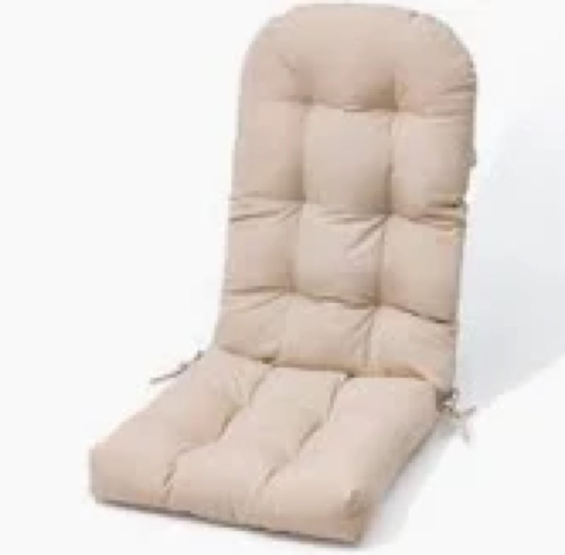 Arden , 18.7 in. x 19.1 in. x 28.3 in. Outdoor Beige Adirondack Chair Cushion
