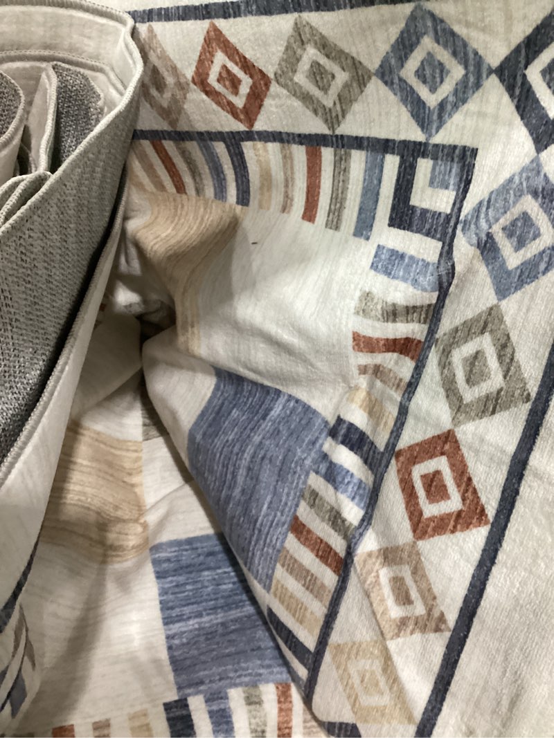 white rug