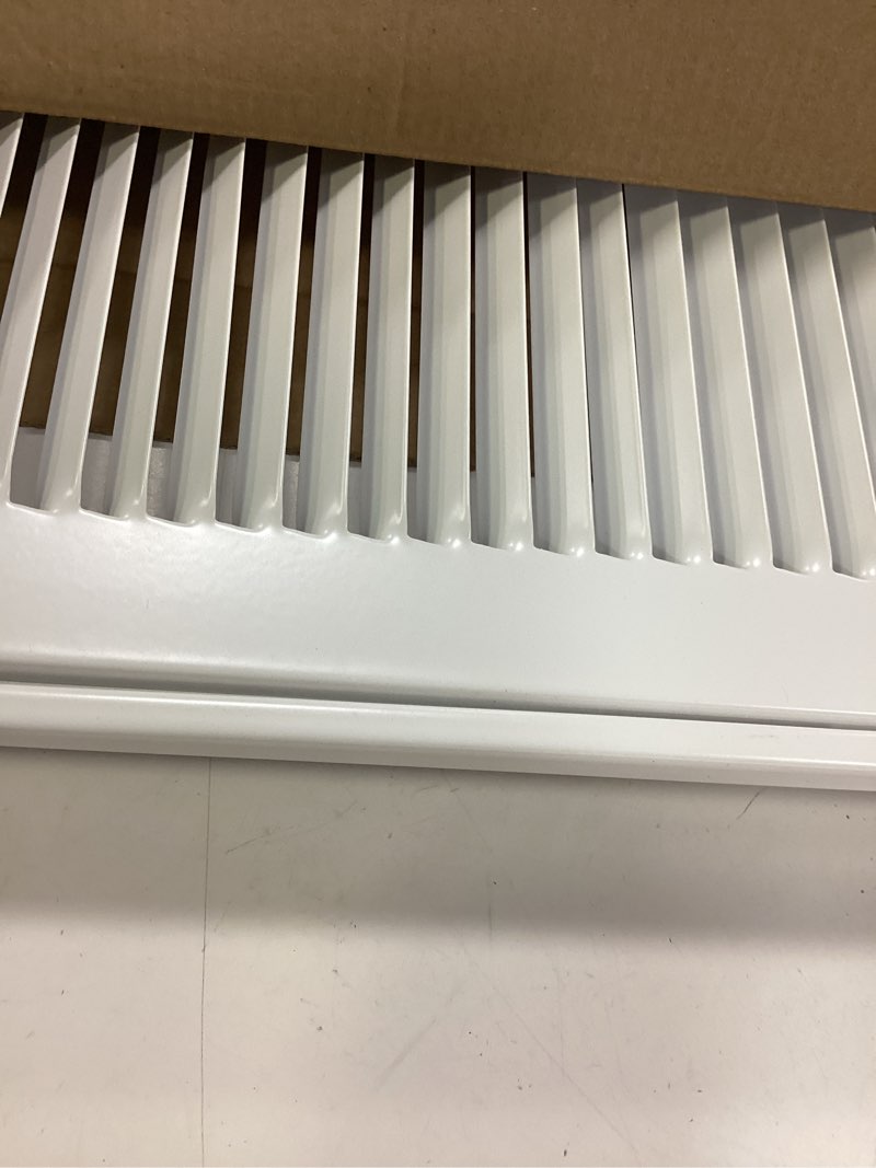 Condition photo showing Good Condition for HVAC Premium 26 x 20 Duct Opening Steel Return Air Filter Grille, for 1-inch Filter, Removable Door, Flat Stamped HVAC Vent Cover Grille, Outer Dimensions 28.5 x 22.5