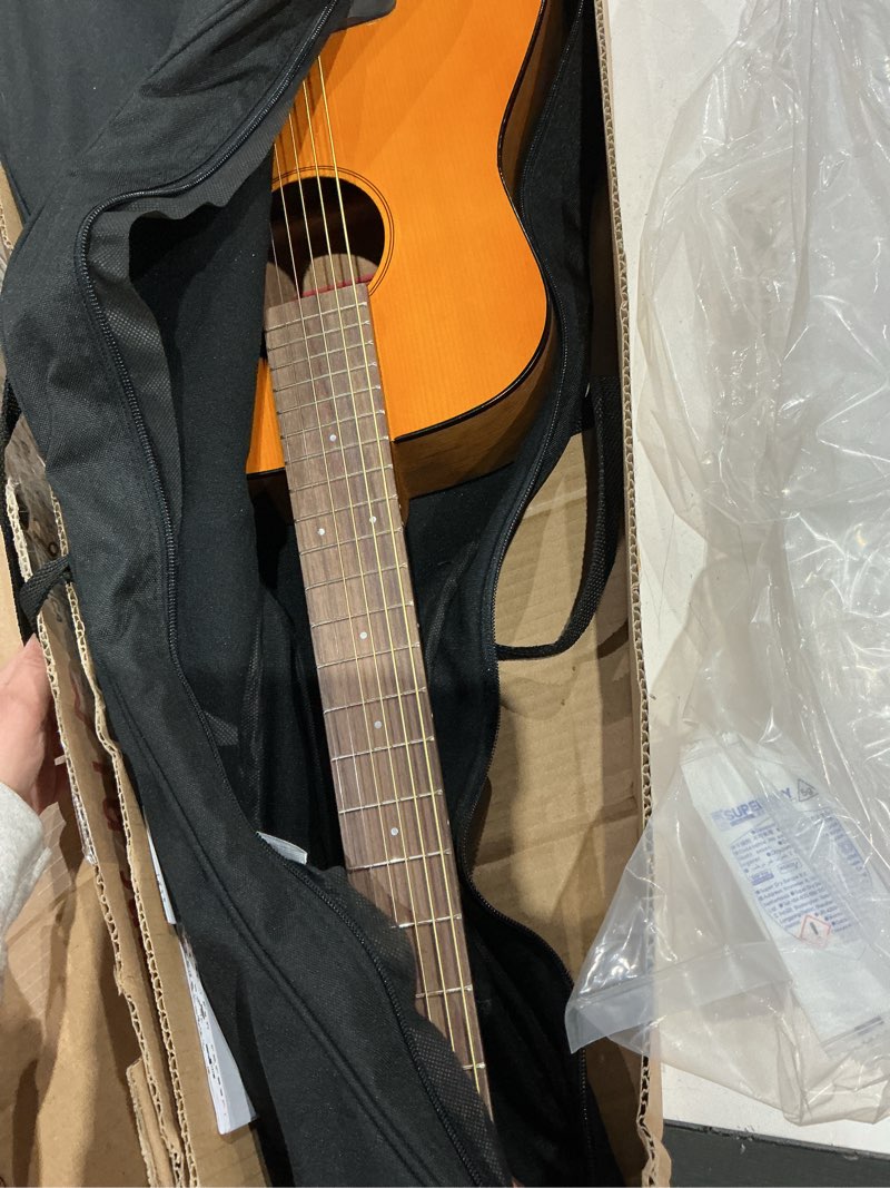 Condition photo showing Good Condition for yamaha jr1 fg junior 3/4 size acoustic guitar, natural standard guitar natural guitar only