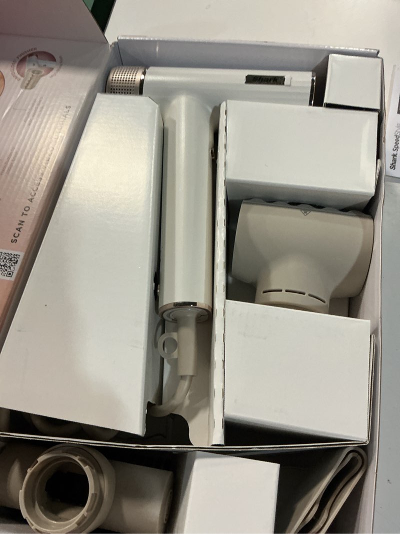 Condition photo showing Good Condition for shark hair dryer | speedstyle | no heat damage hair styling tool | 3 styling tools included | portable & powerful blow dryer | best for straight & wavy hair | silk | hd331 speedstyle-straight & wavy hair