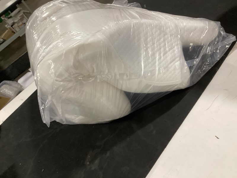 Condition photo showing Good Condition for ultra pain relief cooling pillow for neck support, adjustable cervical pillow cozy sleeping, odorless ergonomic contour memory foam pillows, orthopedic bed pillow for side back stomach sleeper white queen