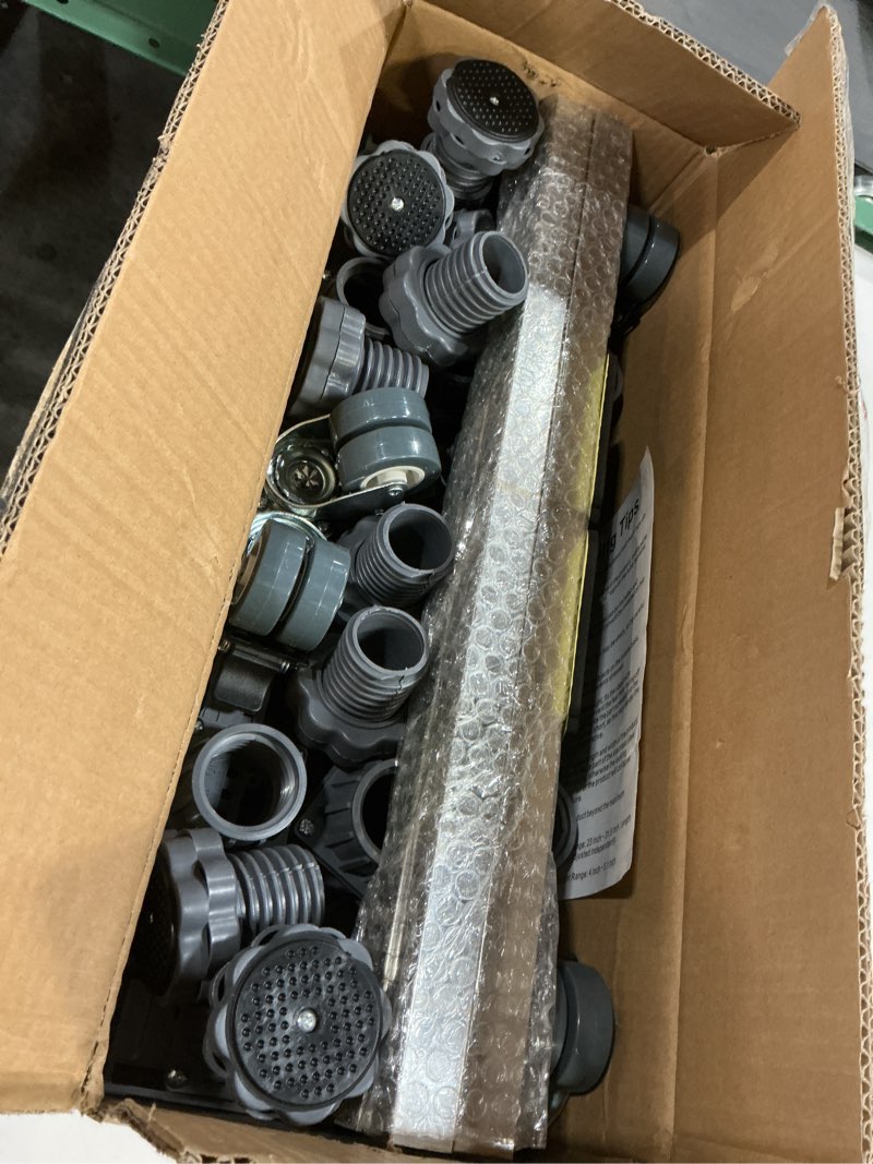 Condition photo showing Good Condition for WBD WEIBIDA Upgraded Full-size Washing Machine Base Stand with 4 Locking Wheels & 10 Strong Feet, 24-31" Fridge Stand Adjustable Flat Dolly Cart Mobile Base for Washer, Dryer, Refrigerator, Furniture Grey-upgraded 10 Feet 4 Dual Wheels