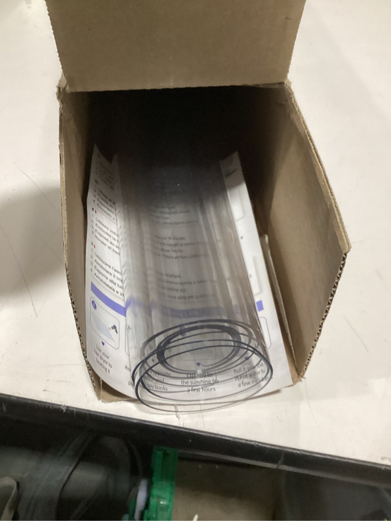 Condition photo showing New/Like New for clear table protector 30 x 54 inch, 1.5mm thick plastic table cover, waterproof pvc clear table cover protector, desk protector mat, writing desk pad for desktop, coffee & dining room table 30" x 54" (rectangular) crystal clear