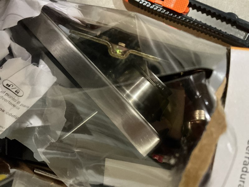 Condition photo showing As Is for reliabilt bragg electronic deadbolt
