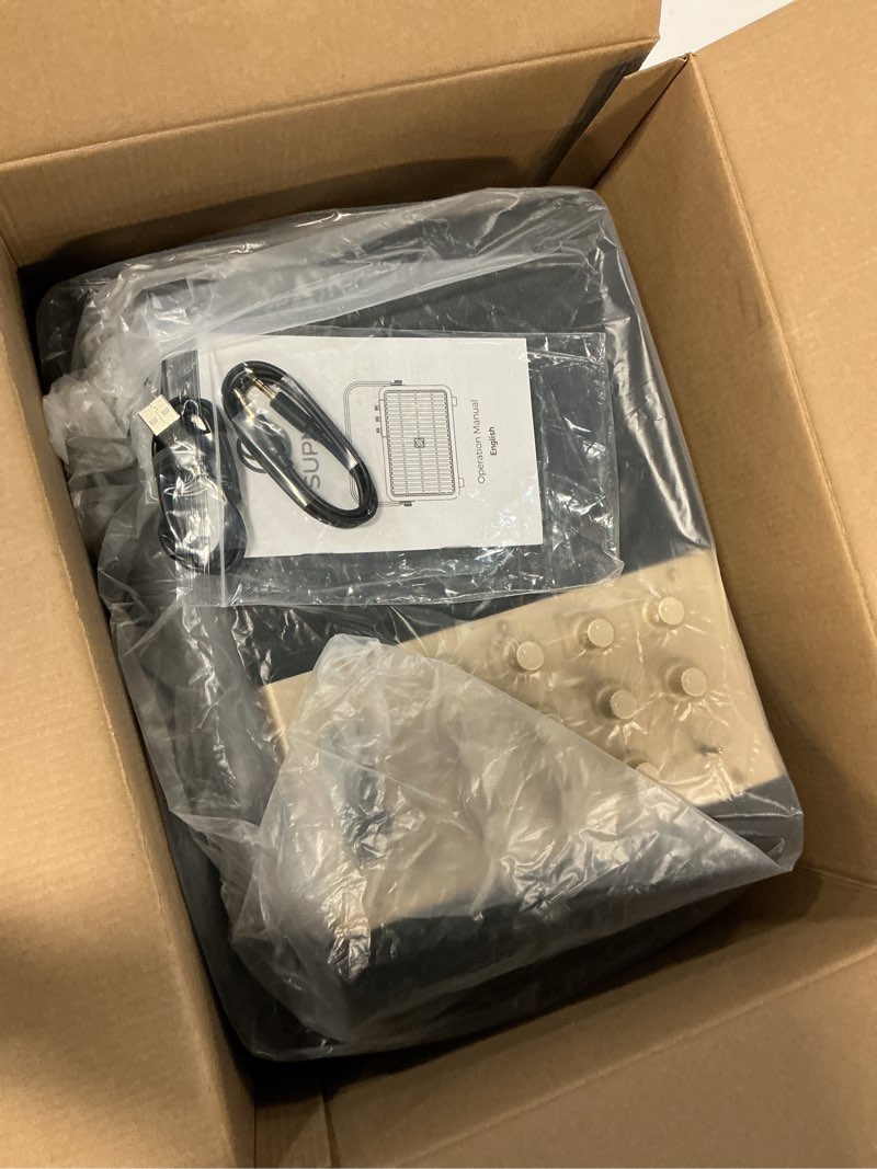 Condition photo showing Good Condition for 320w max large bluetooth speaker wireless hi-fi loud big party speakers with massive bass, triple dsp technologies, portable boombox with bass/treble controls home wedding outdoor christmas events black