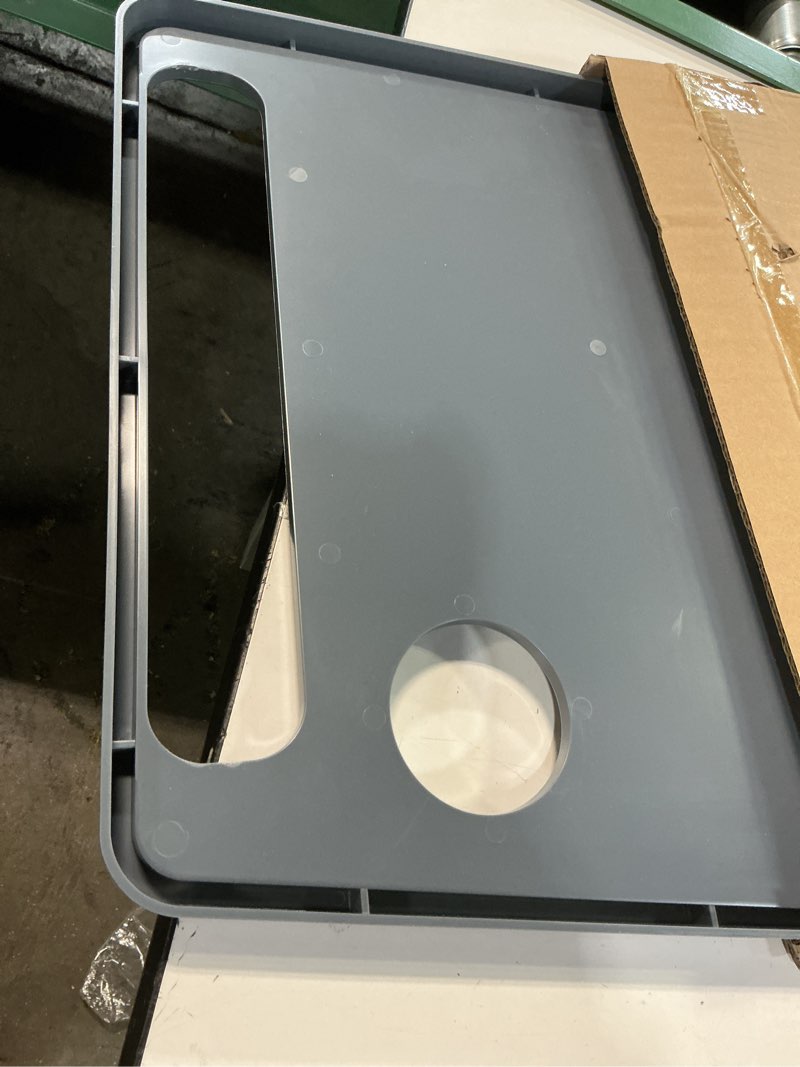 Condition photo showing Good Condition for Bluestone Walker Tray- Upright with Holders-Universal Table Fits Most Standard Folding Walkers-Home Mobility Medical Equipment Accessories, 1 Count (Pack of 1) Gray