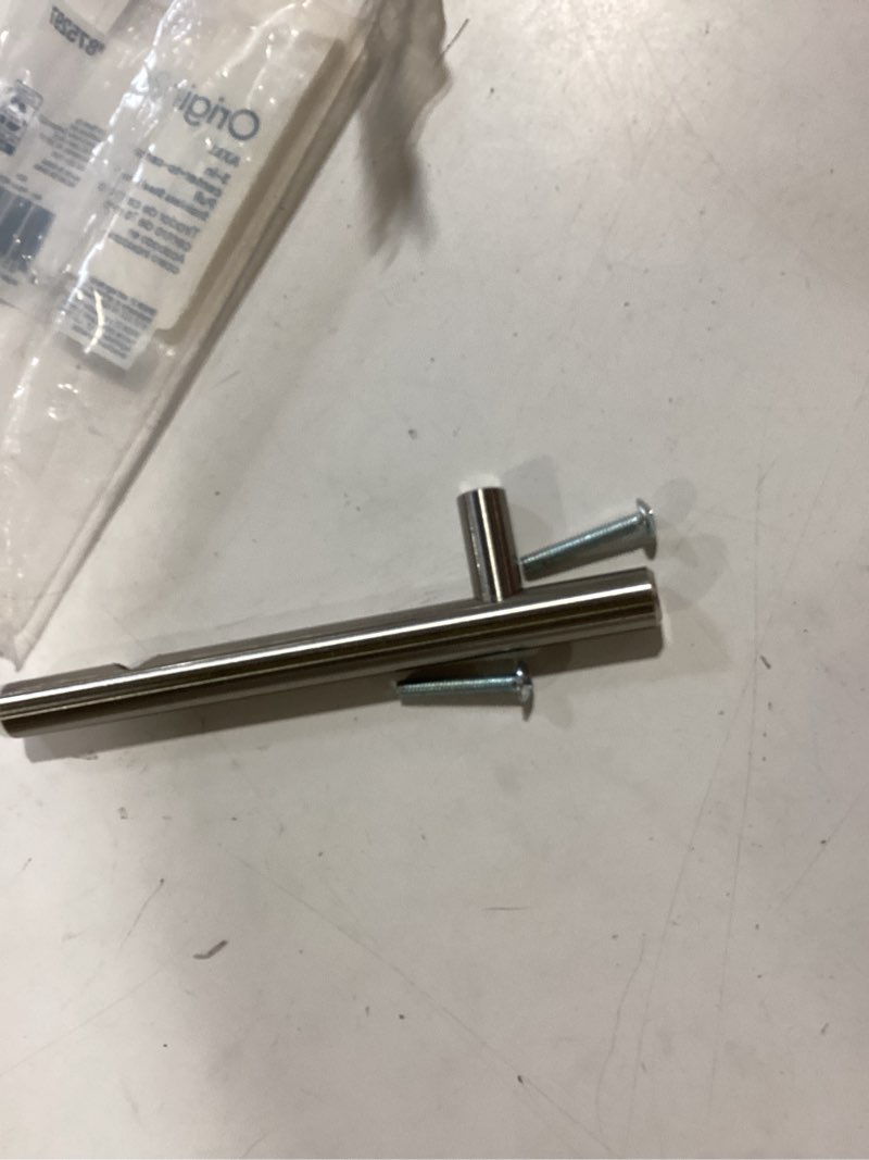 Condition photo showing Good Condition for origin 21 bar 3-in (76mm) center to center stainless steel cylindrical bar drawer pull
