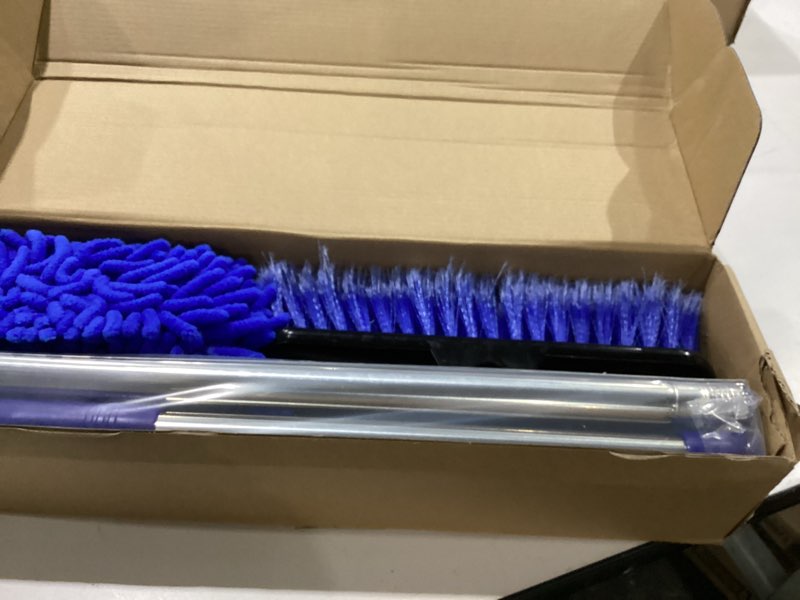 Condition photo showing New/Like New for 60" Car Wash Brush with Long Handle, Soft Bristle Car Washing Brush Cleaning Brushes for Washing Exterior of RV, Truck, Boat, Solar Panel