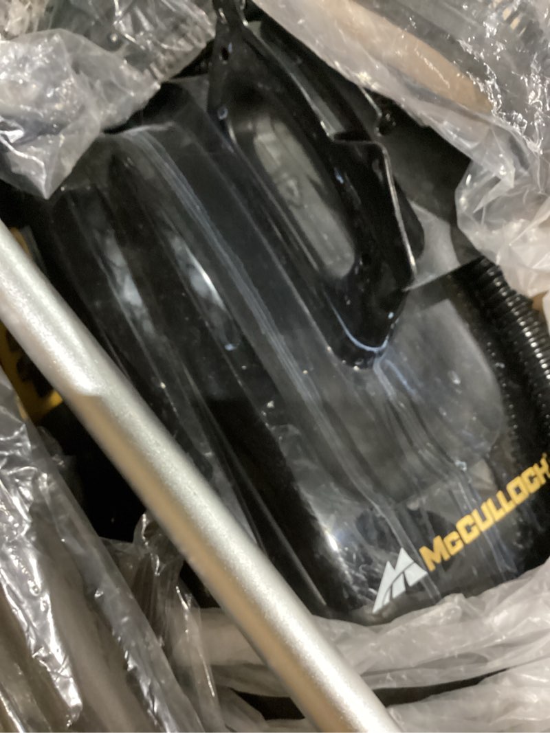 Condition photo showing As Is for McCulloch MC1385 Deluxe Canister Steam Cleaner, 2-Hour Runtime, Chemical-Free, 23 Accessories: Mop Head, Brushes & More - Built for Home, Tile, Carpet, Furniture, & Personal Car Detailing