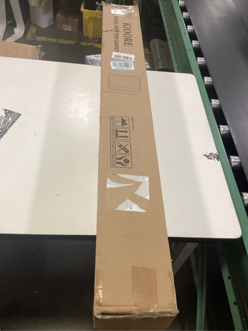 Condition photo showing New/Like New for office chair mat for low pile carpet with lip, 48" x 60" clear plastic floor protector, heavy duty desk chair mat for rolling chairs, smooth glide computer mat for home office 48"x60"