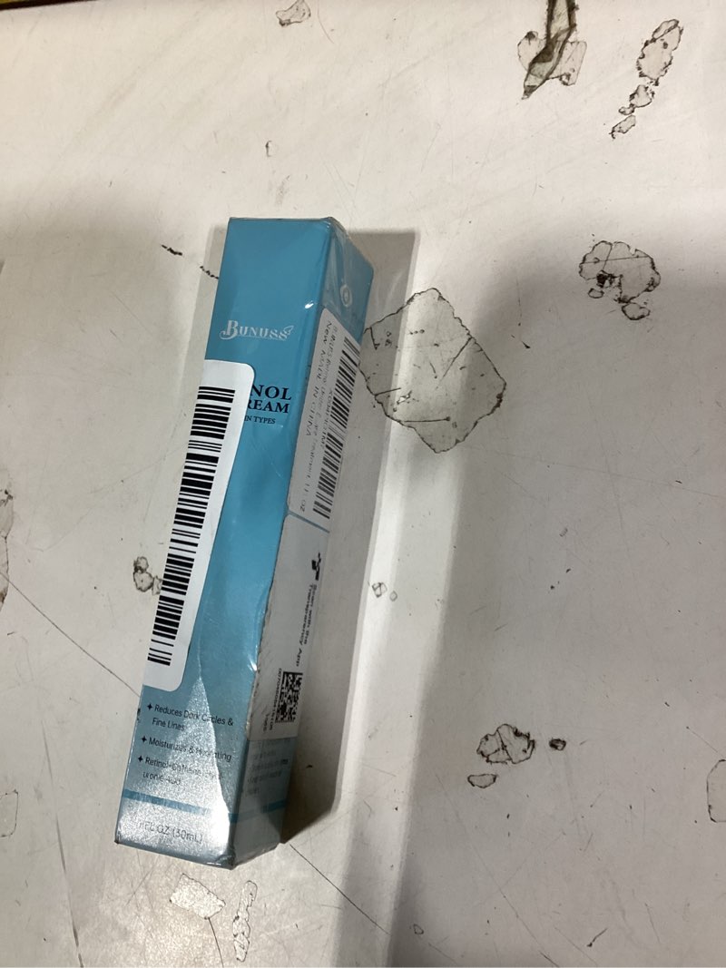 Condition photo showing New/Like New for retinol eye cream - eye cream for dark circles, puffiness, anti aging, with peptides, caffeine, hyaluronic acid, reduces bags, dark circles under eye treatment, smooths wrinkles & fine lines, 1 fl. oz 1 fl oz (pack of 1)