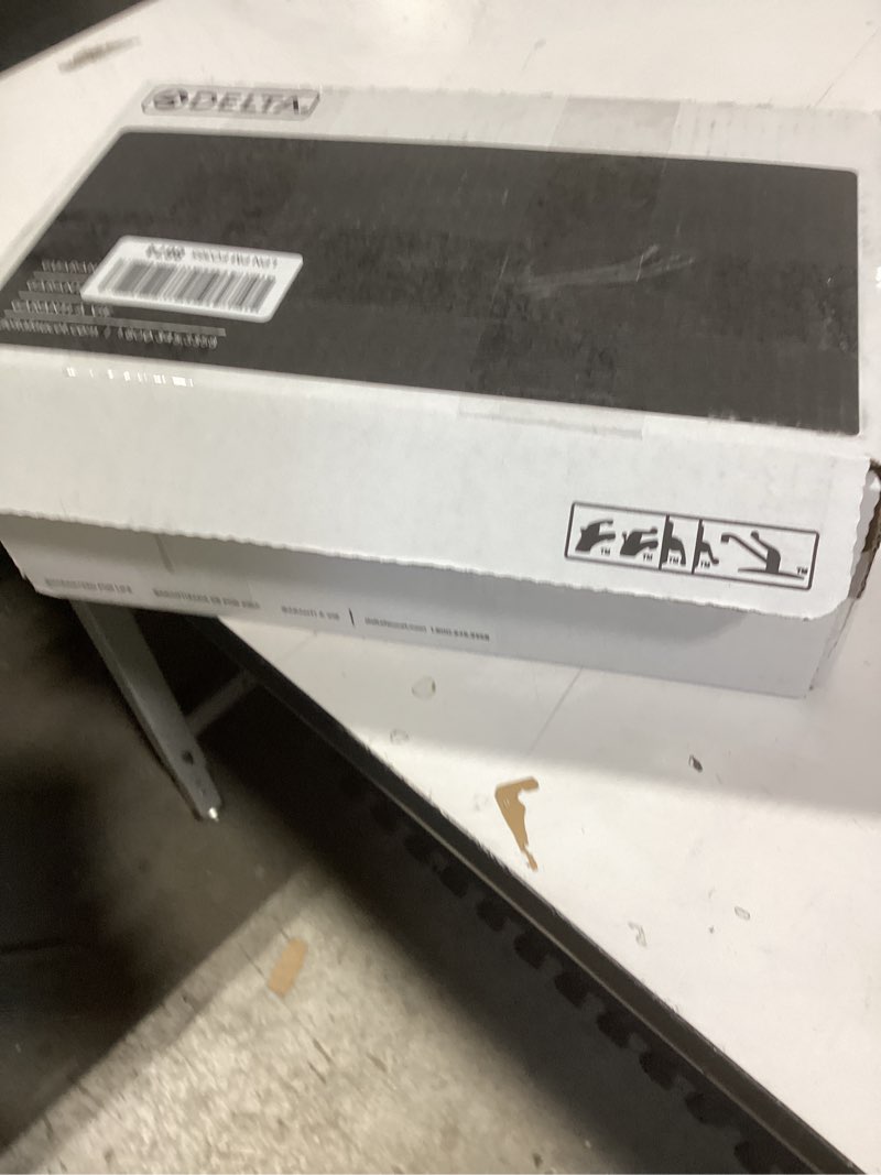 Condition photo showing As Is for Delta Nicoli 14 Series H2Okinetic Bathtub and Shower Faucet Set, Brushed Gold Shower Head and Handle Set, Valve Trim Kit, Champagne Bronze 144749-CZ (Valve Included)