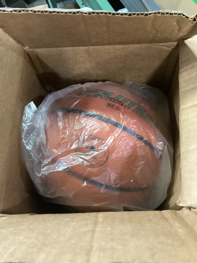 Condition photo showing New/Like New for Wilson Evolution Indoor Game Basketballs - Size 5, Size 6 and Size 7 Green/Brown Size 6 - 28.5"