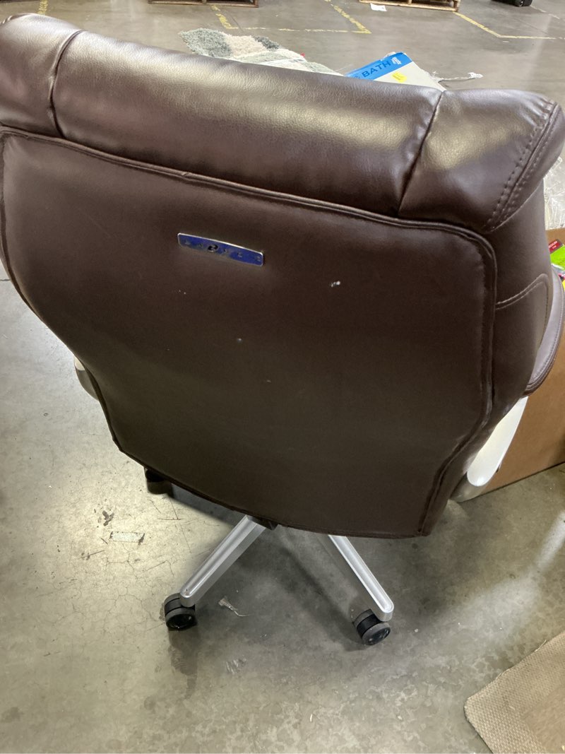 Condition photo showing Good Condition for la-z-boy westley big & tall executive office chair, active lumbar support, brown