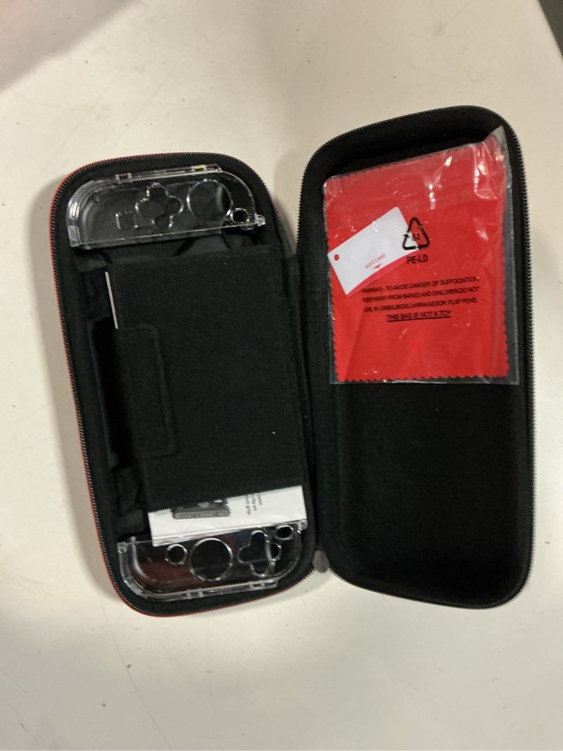 Condition photo showing New/Like New for nintendo switch game traveler goplay action pack