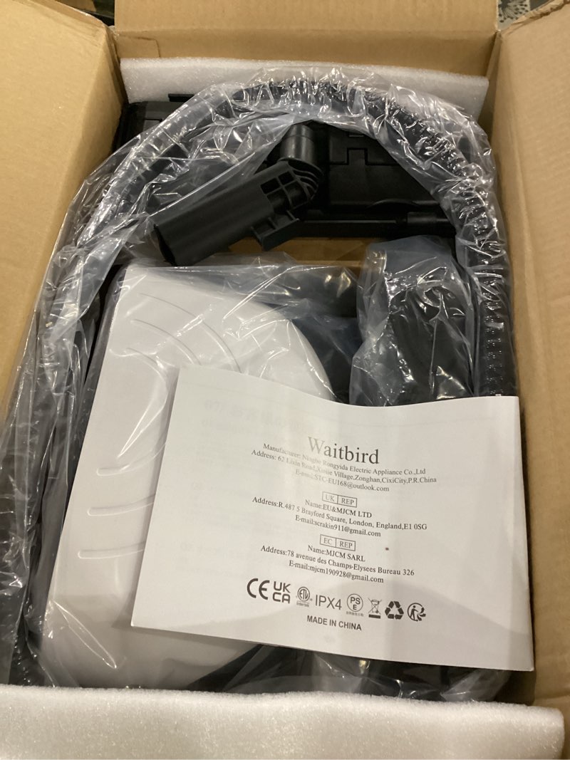 Condition photo showing New/Like New for (not tested)waitbird steam cleaner, household steam cleaner, handheld steam cleaner with 21 accessories, 248 ° f high temperature, suitable for bathroom glass, floor, sofa, kitchen oil stains, toys (white) large