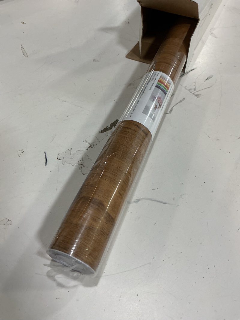 Condition photo showing New/Like New for COSNIGHT 23.6" ×236" Wood Grain Wallpaper Peel and Stick Vinyl Film Self Adhesive Decor Wall Paper for Cabinet Drawer Shelf Liner Easy to Clean 23.6" x 236" Brown