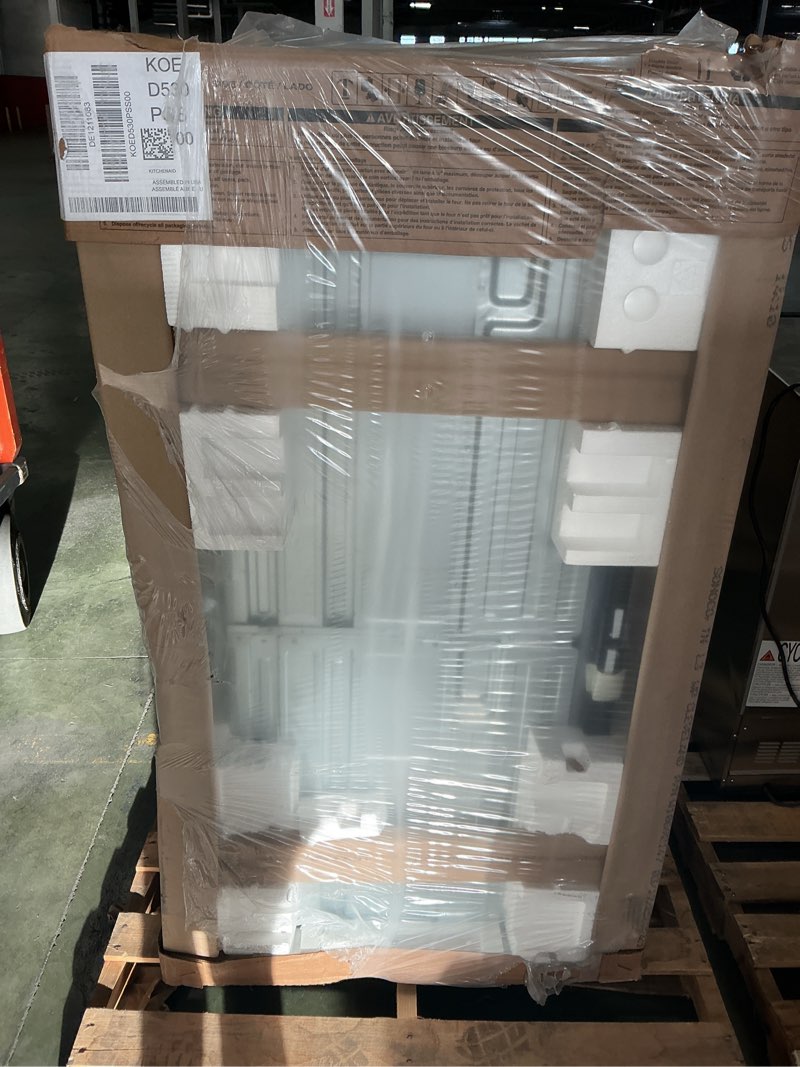 Condition photo showing As Is for KitchenAid - 30" Built-In Electric Convection Double Wall Oven with Air Fry Mode - Stainless Steel