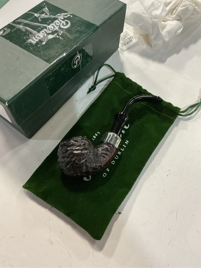 Condition photo showing Good Condition for peterson pipes system series handmade in ireland mediterranean briar wood pipe - vintage design, rus
