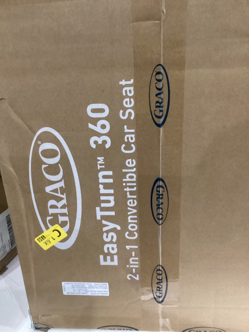 Condition photo showing Good Condition for Graco EasyTurn 360 2-in-1 Convertible Car Seat, 360 Degree Rotating Infant to Toddler Rotating Car Seat, 2 Modes Forward and Rear Facing, Slim Design, Solae Solae EasyTurn 360 2-in-1