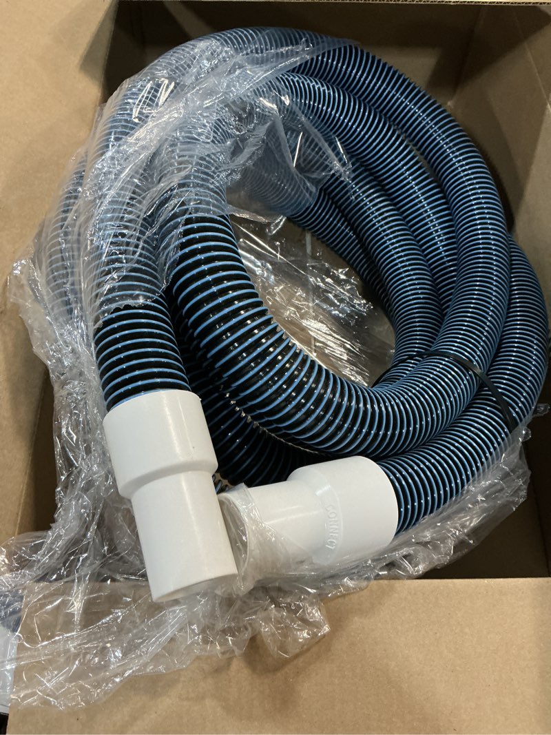 Condition photo showing Good Condition for pool vacuum hose with swivel cuff 1-1/2" diameter 18ft flexible heavy duty pool vacuum cleaning hose perfect for above&in ground swimming pool